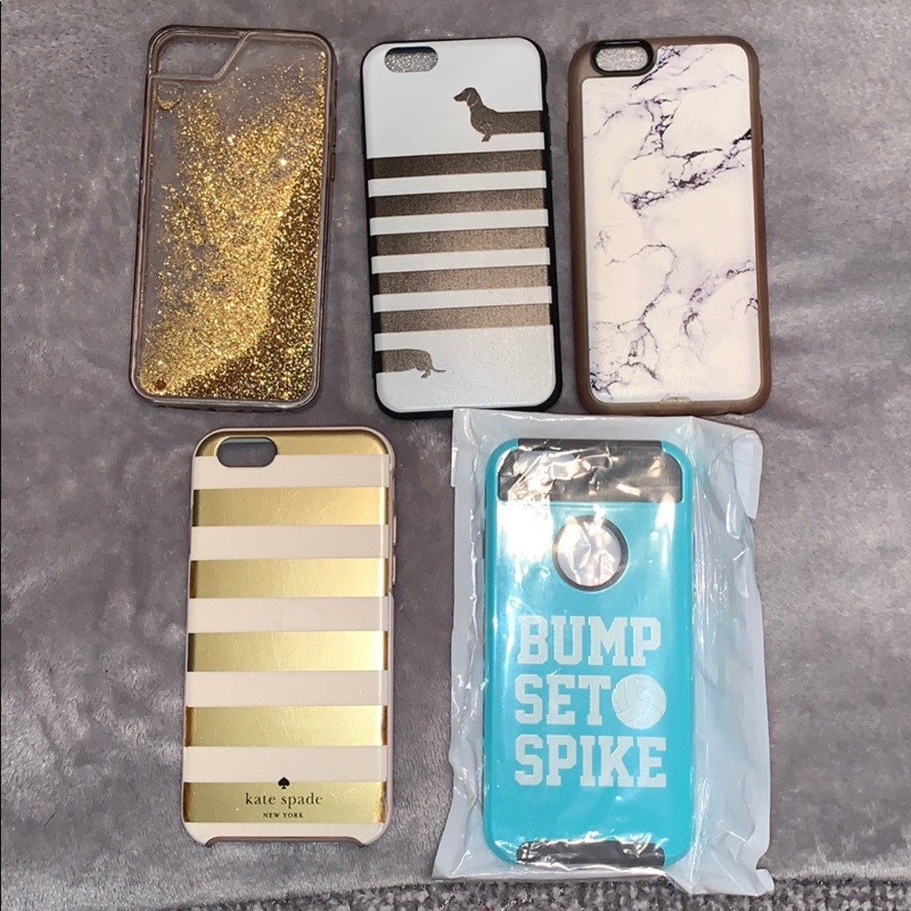 I am selling 5 Iphone 6/6s cases